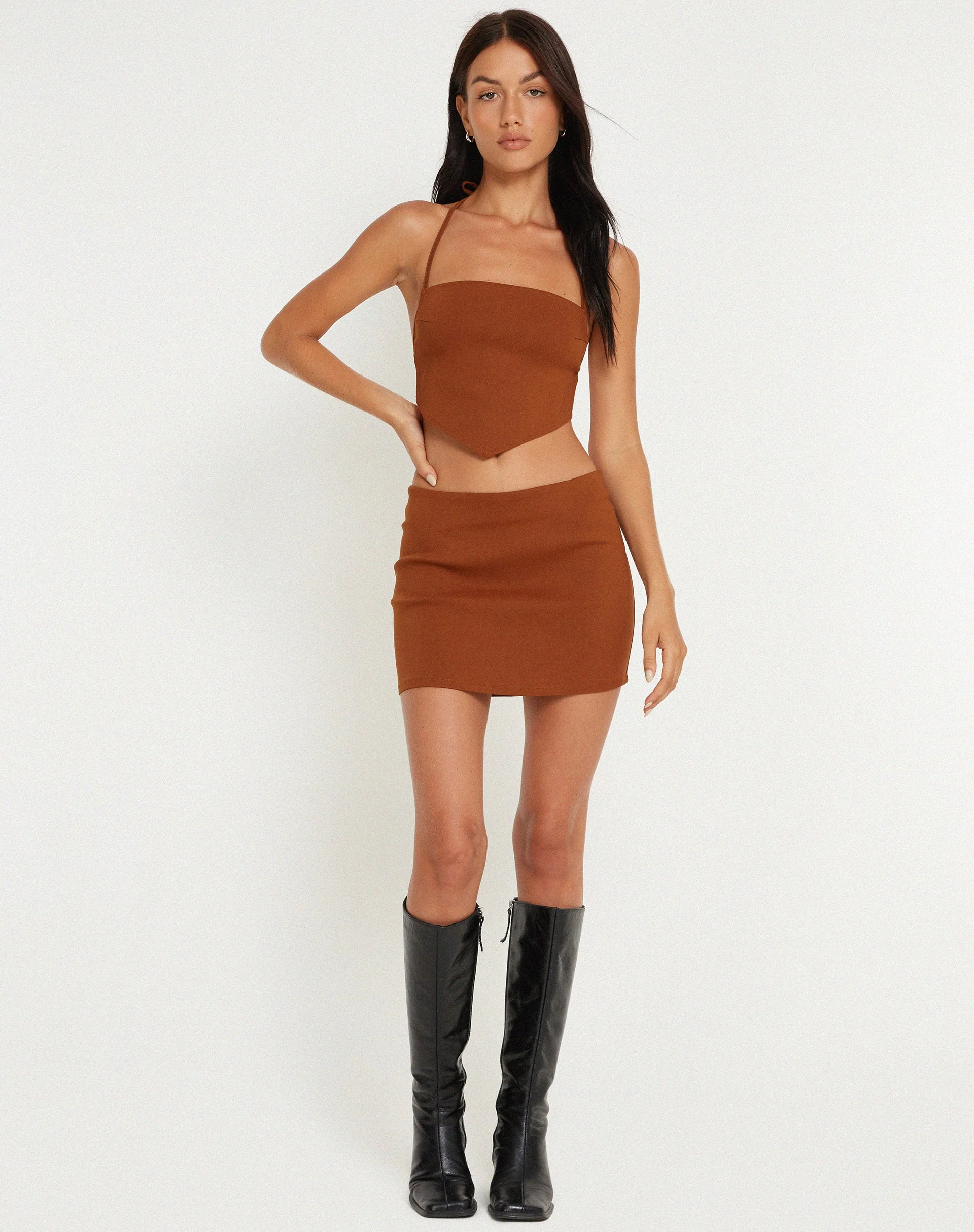 Tapia Top in Coffee Bean - Image 5