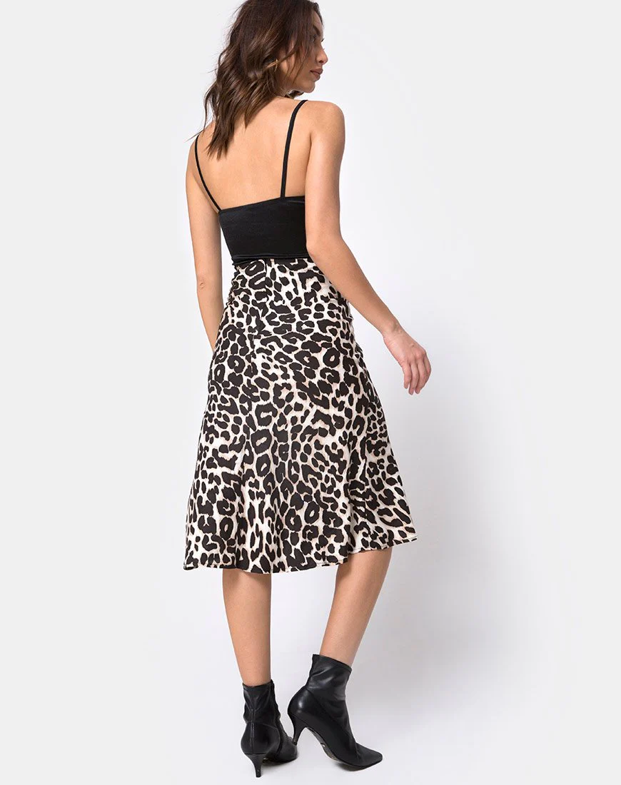 Tauri Midi Skirt in Oversize Jaguar - Image 3