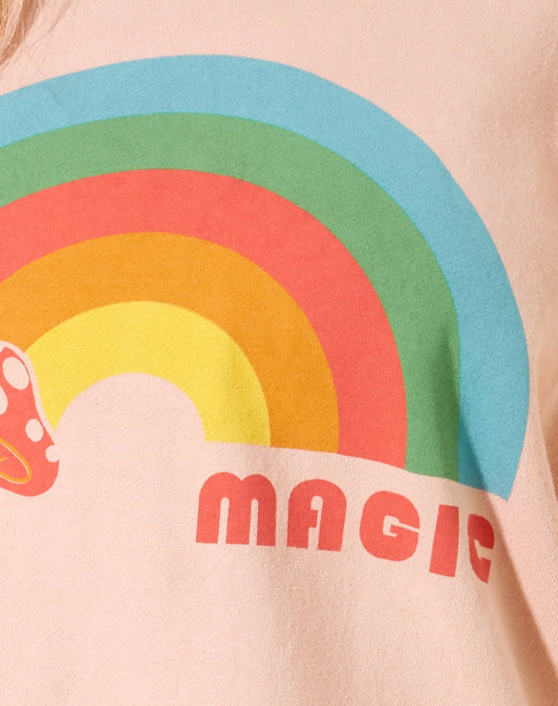 Ted Sweatshirt in Wash Out Peach Mushroom - Image 2