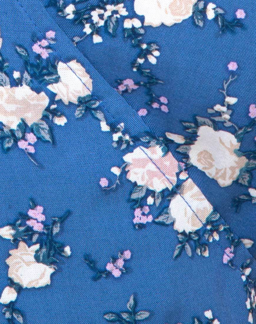 Trasti Midi Dress in Soheila Floral Blue - Image 5