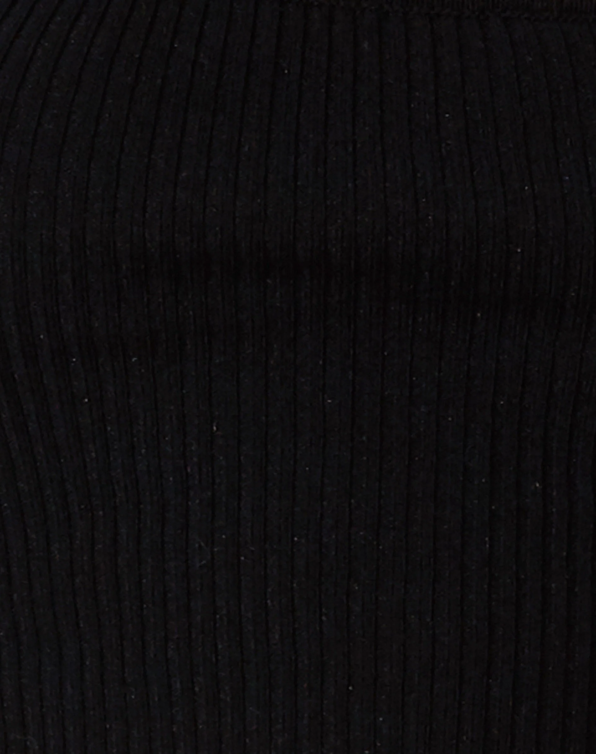 Tronis Crop Top in Rib Black - Image 7