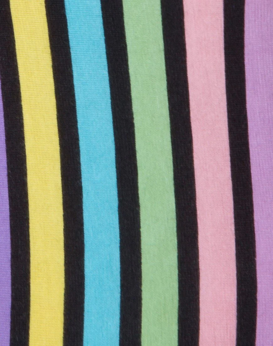 Uniper Bodycon Dress in New Stripe - Image 5