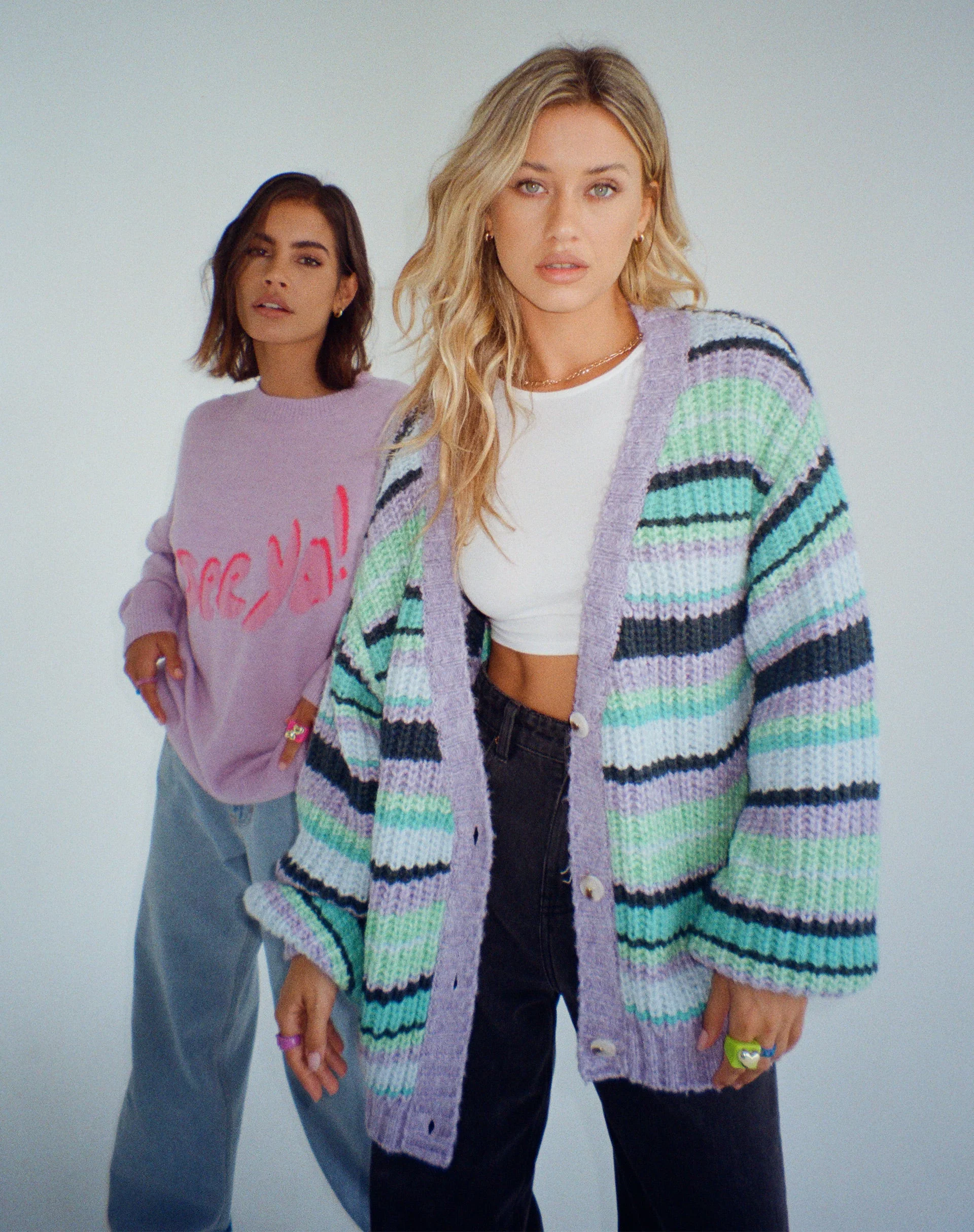 Uriela Cardi in Stripe Purple - Image 9
