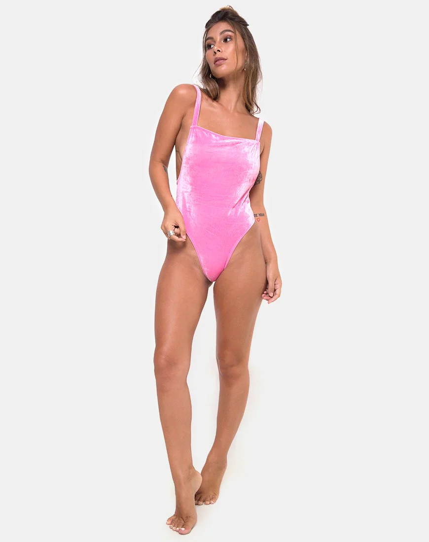 Valeo Swimsuit in Velvet Candy Pink - Image 3