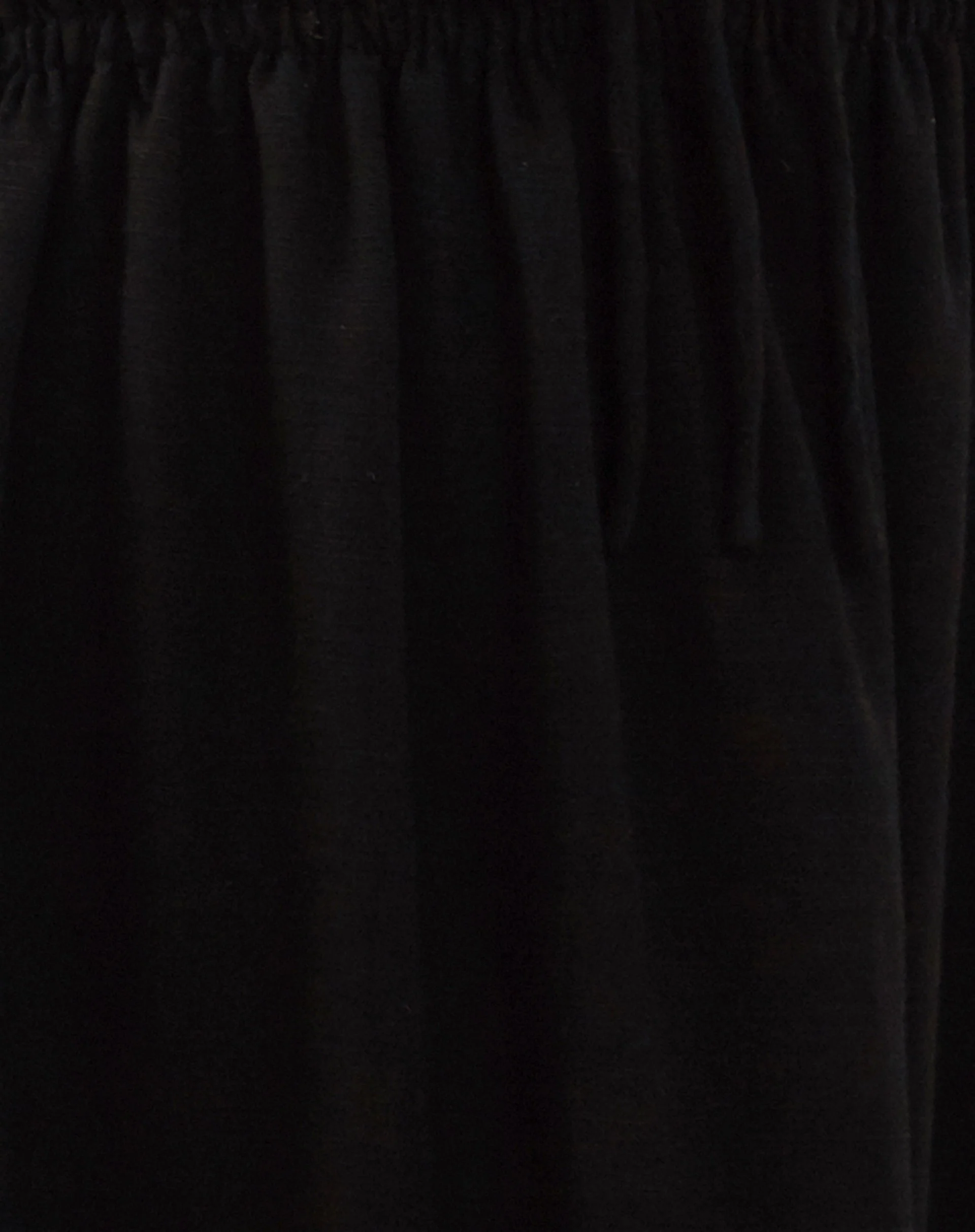 Valhala Front Tie Mini Dress in Black - Image 7