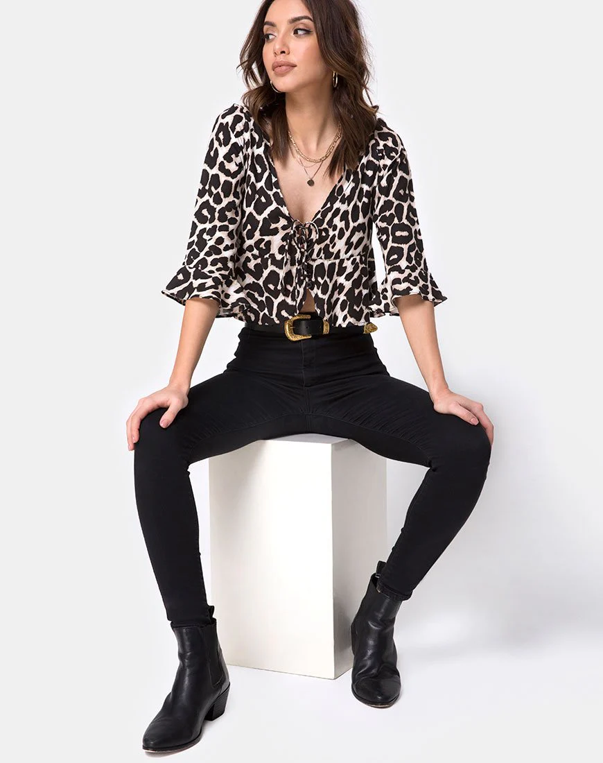 Vinequa Top in Oversize Jaguar - Image 3