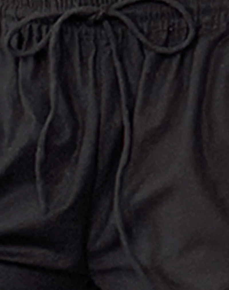Wasic Wide Leg Trouser in Black - Image 5