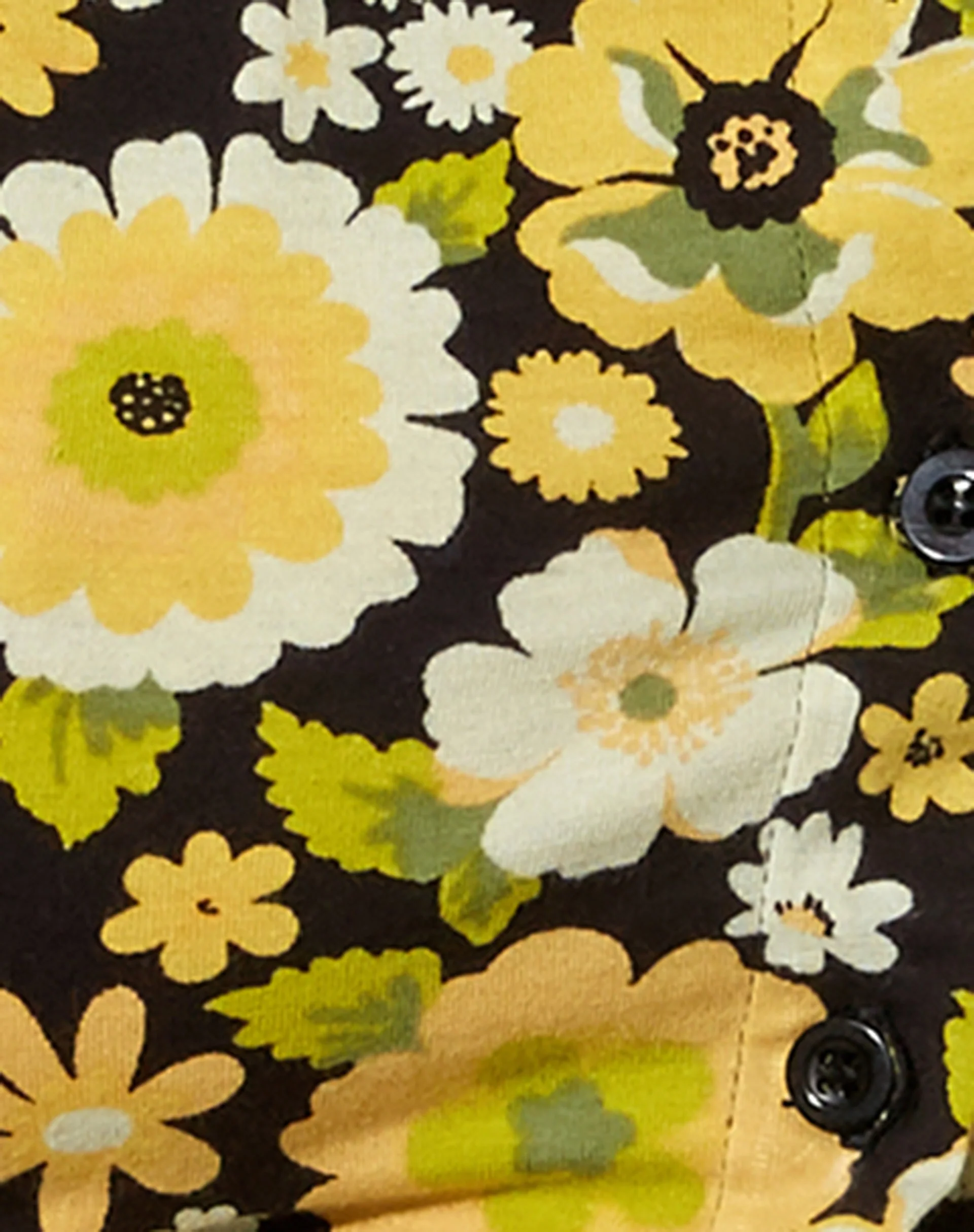 Wuma Cropped Shirt in Retro Floral - Image 5