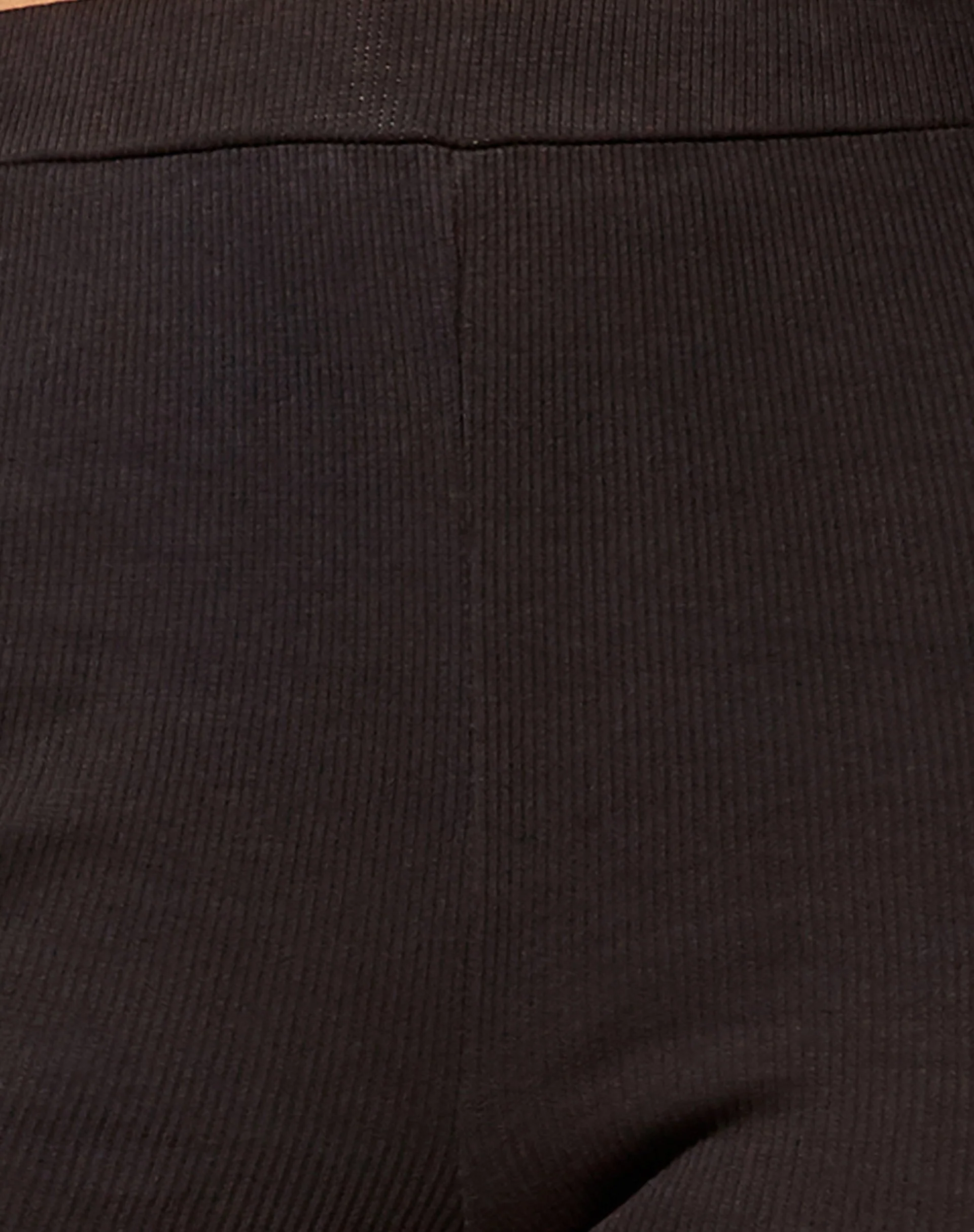 Xaya Trousers in Rib Blackened Pearl - Image 5