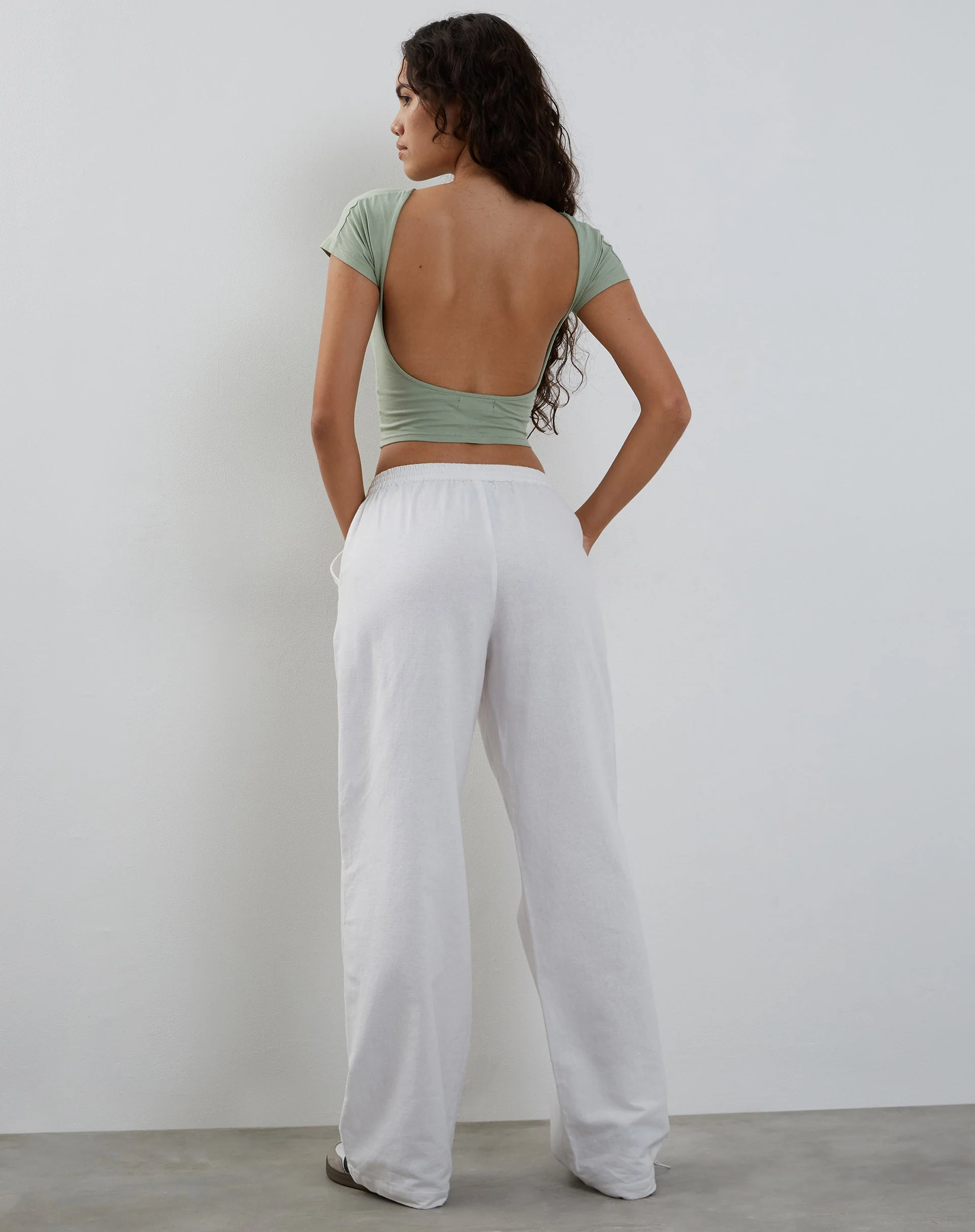Xiwang Crop Top in Desert Sage - Image 6