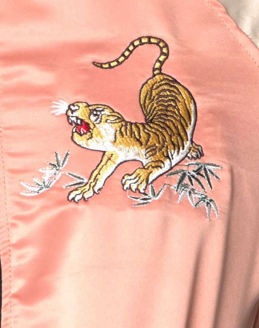 Yaw Bomber Yellow Tiger Embroidery - Image 5