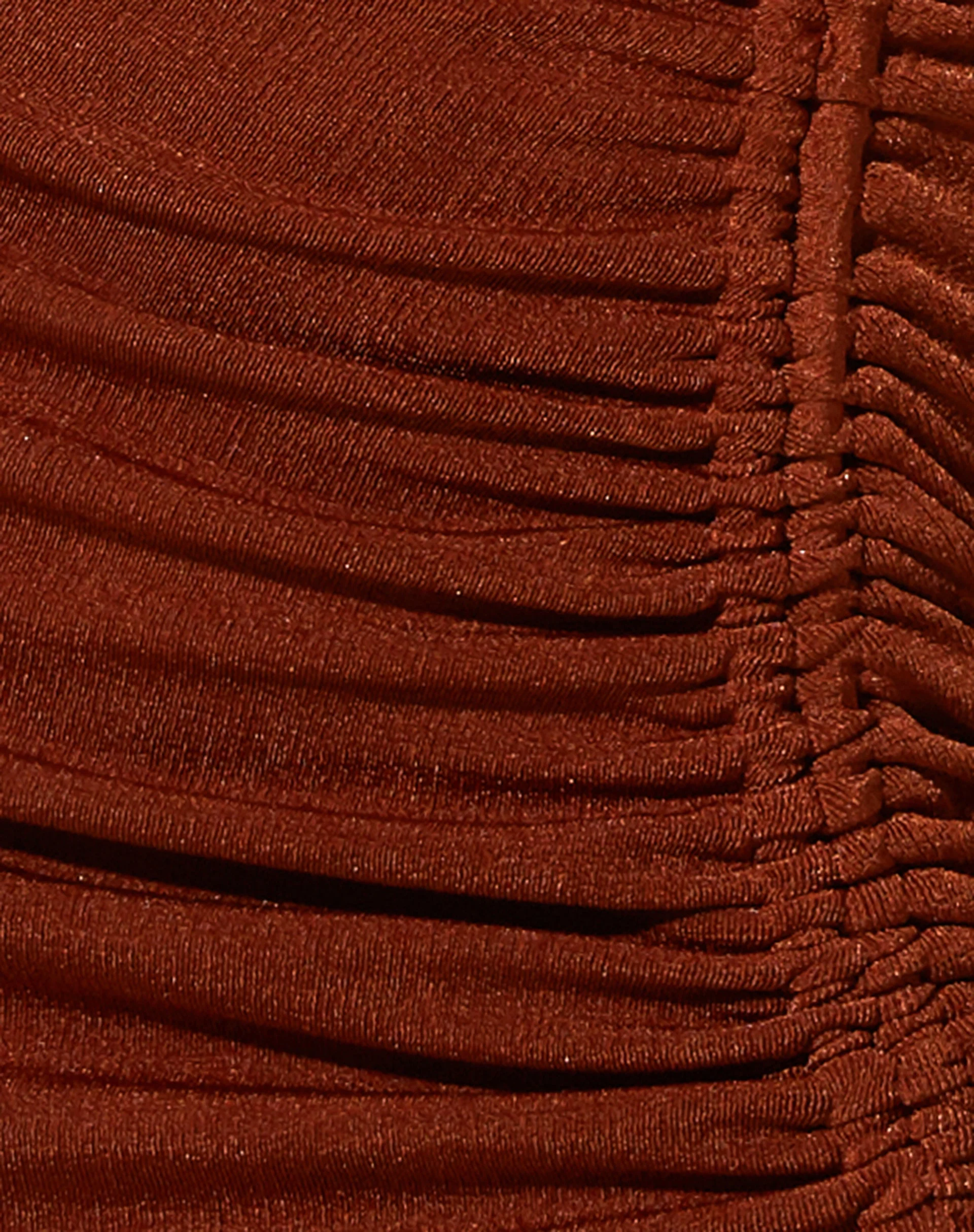 Yessa Crop Top in Crepe Brown - Image 6