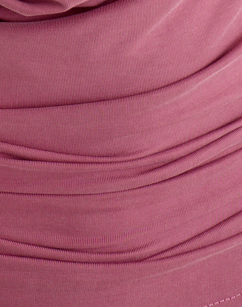 Yukashi Top in Cupro Raspberry - Image 6