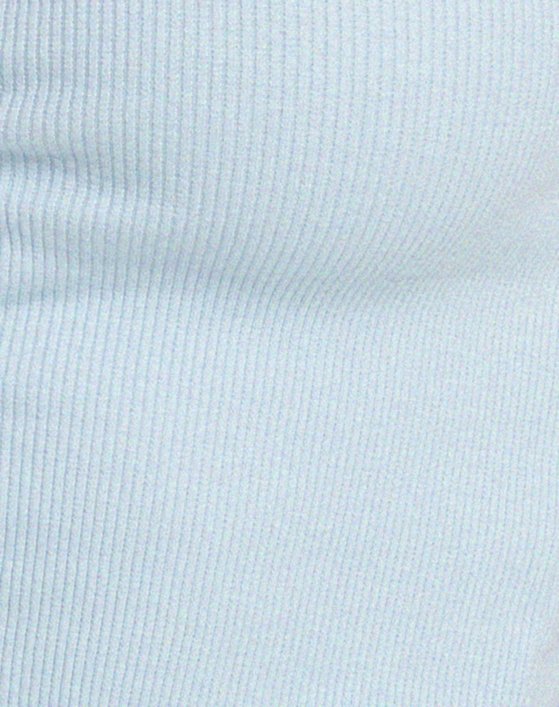 Yusa Crop Top in Rib Powder Blue - Image 5