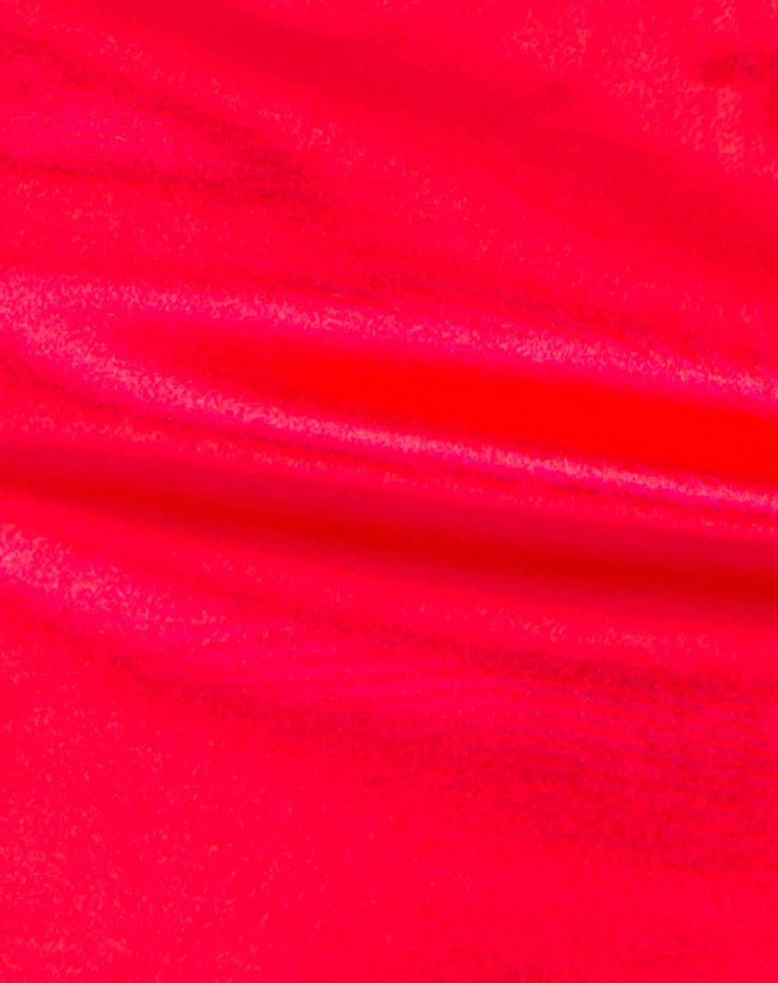 Zaid Mini Skirt in Red - Image 5