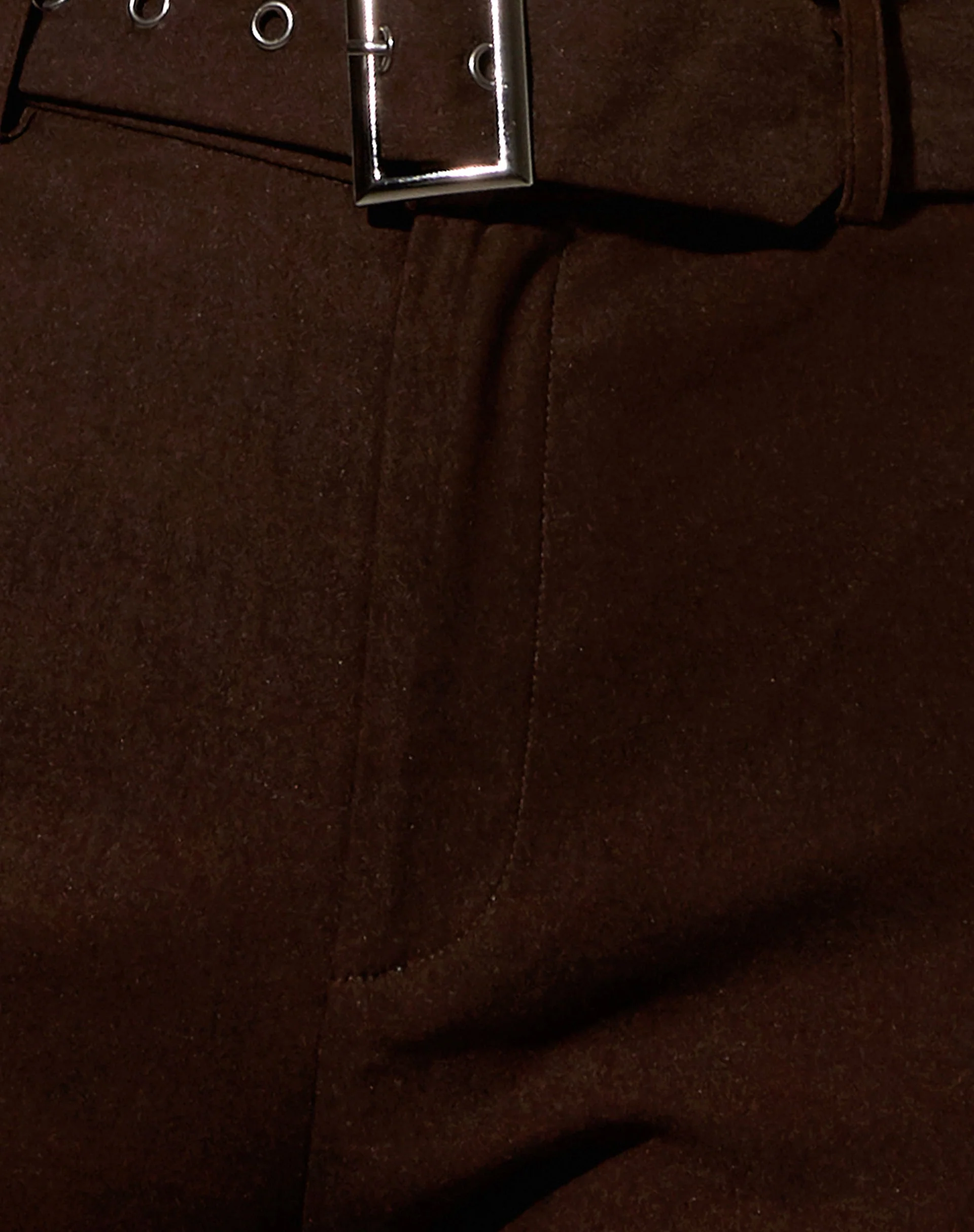 Zaltana Flare Trouser in Tailoring Brown - Image 6