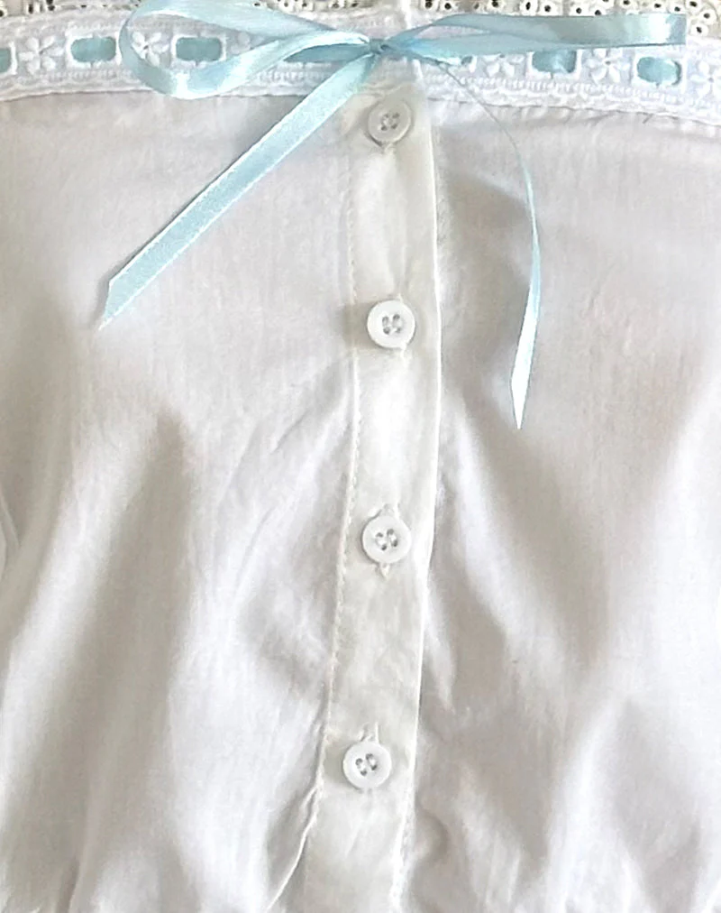 Zar Ribbon Tube Top in White - Image 6