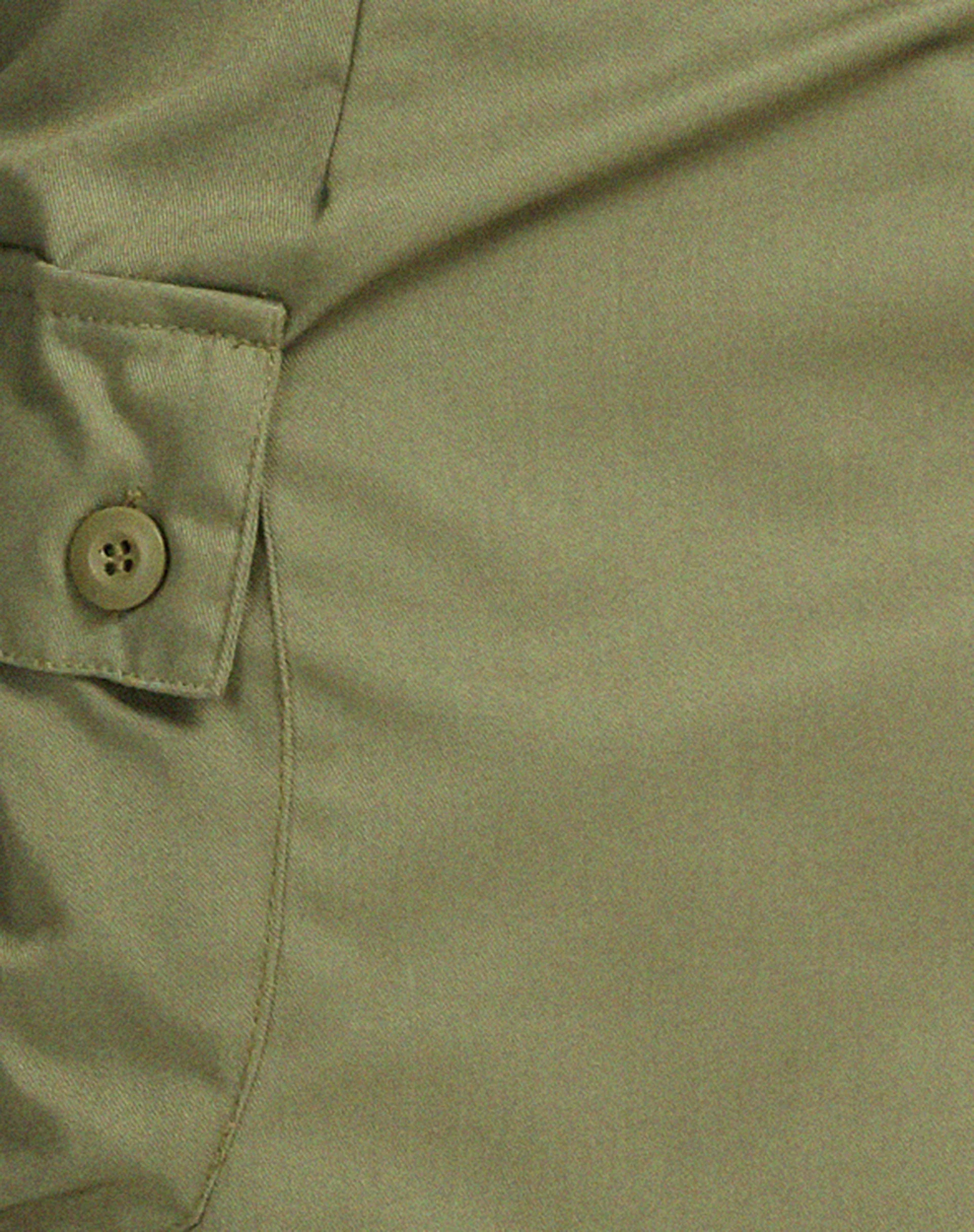 MOTEL X BARBARA Zephyr Mini Cargo Skirt in Cotton Drill Olive - Image 6