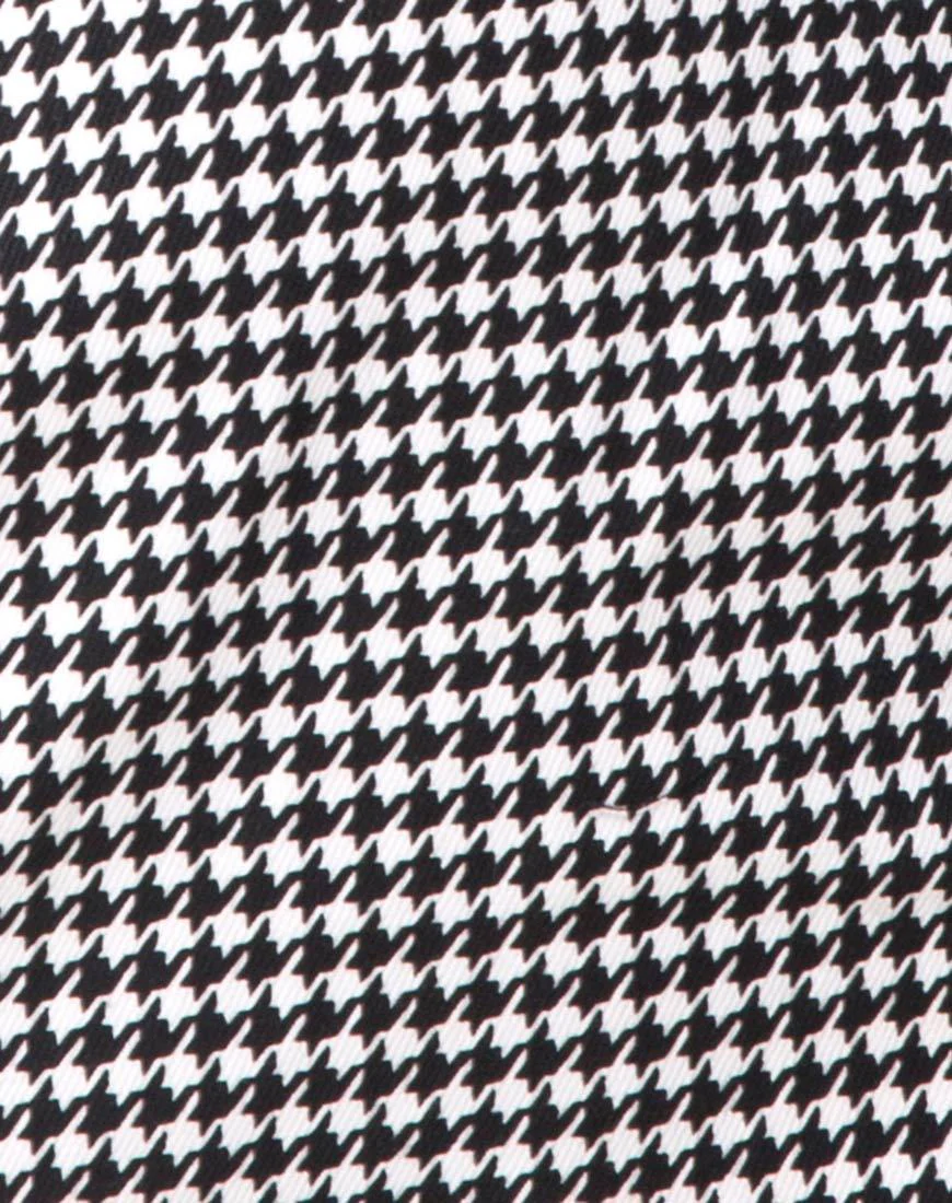 Zida Mini Skirt in Small Dogtooth - Image 5